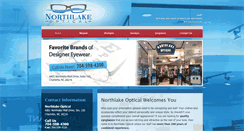 Desktop Screenshot of northlakeoptical.com